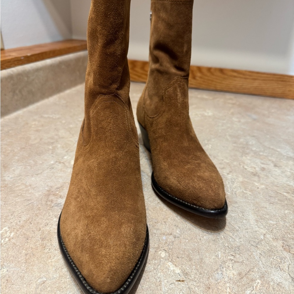 RTA WOMEN SHORT WESTERN DESERT SAND BOOTS SZ 38
